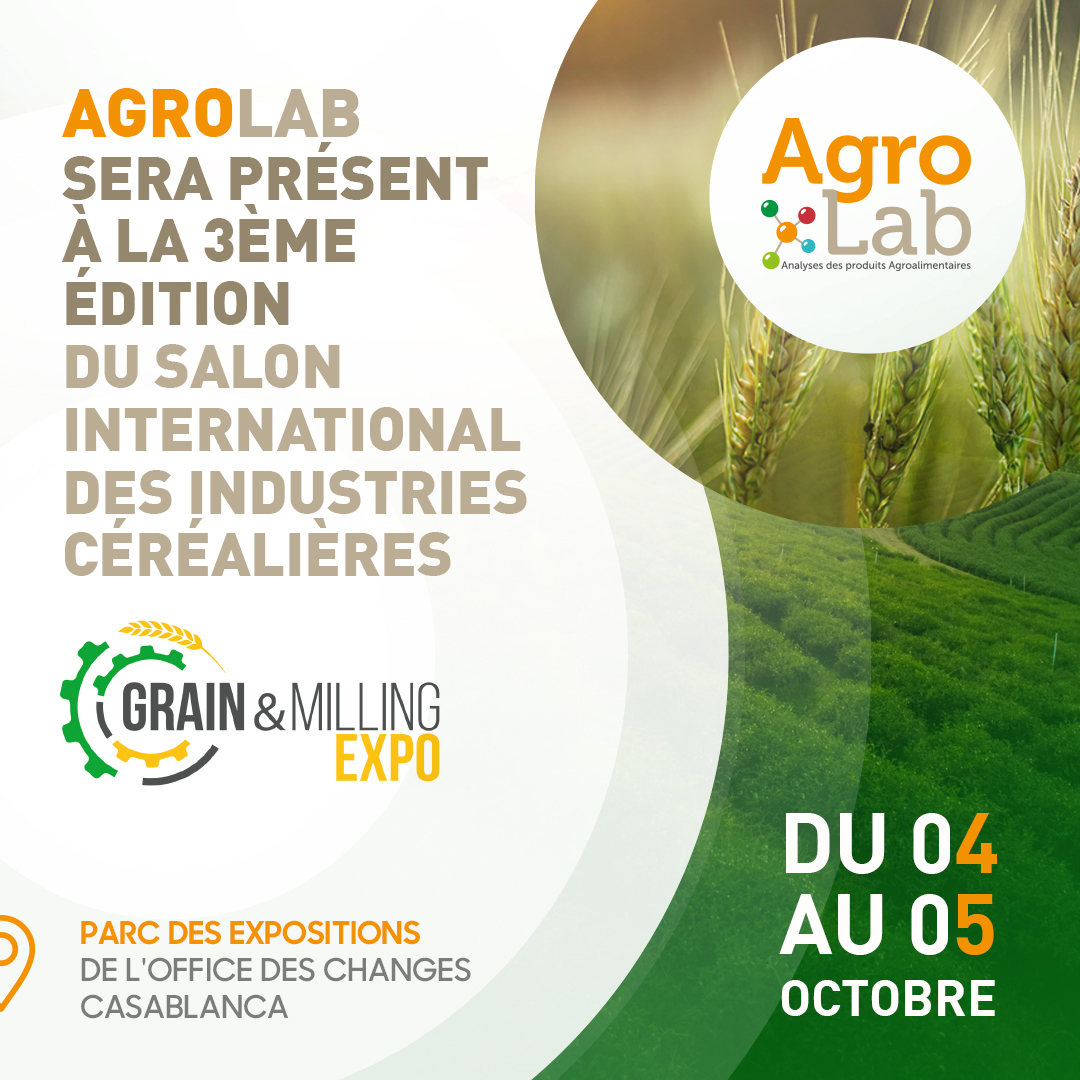 AGROLAB, Partenaire Officiel du Grain & Milling Expo 2023